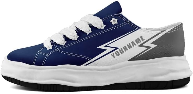 

Кроссовки AWSOLE Custom Platform Canvas для мужчин и женщин, модные низкие повседневные туфли, классические удобные обувь для ходьбы, белый/синий/серый