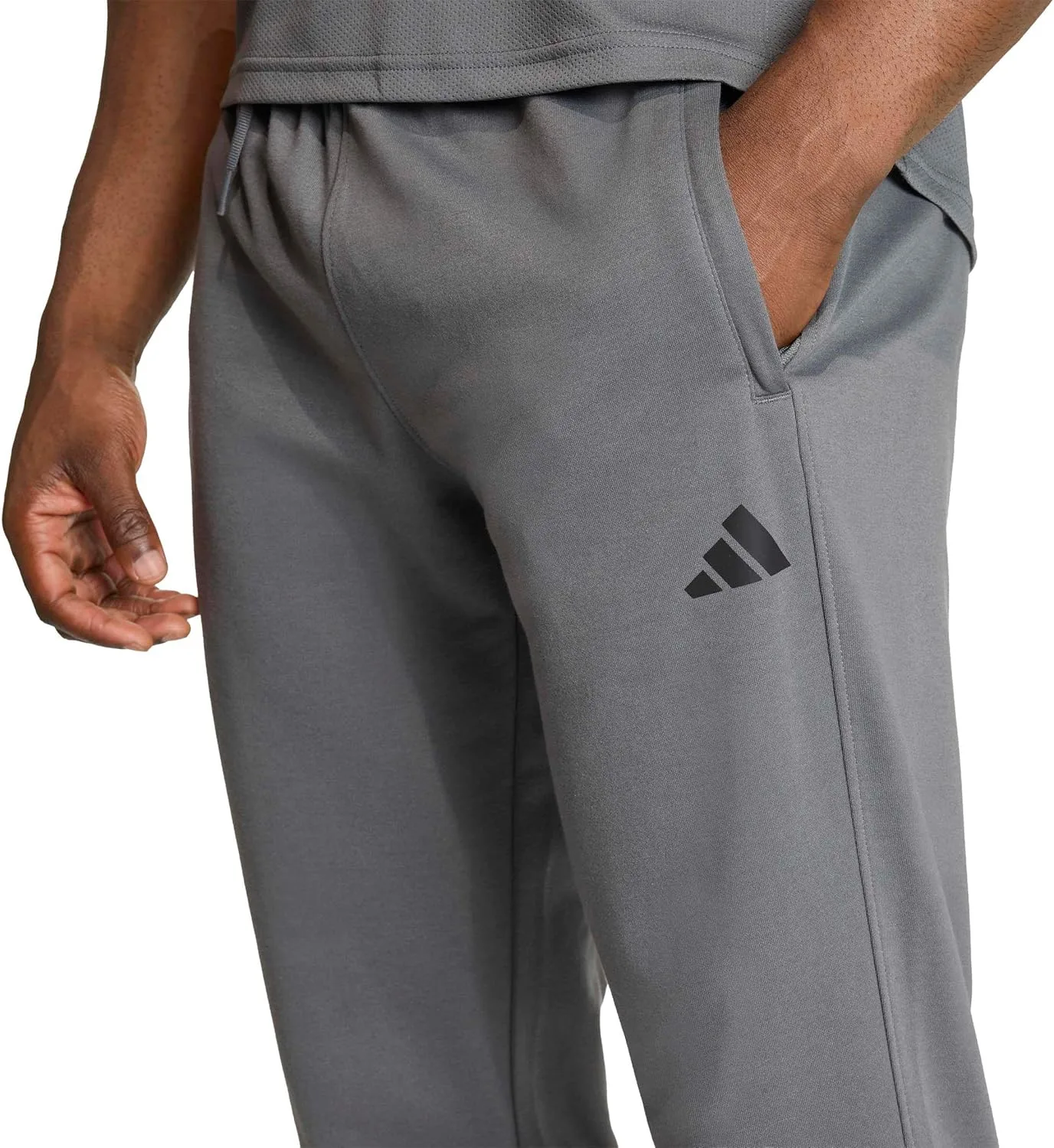 Мужские спортивные брюки Adidas Feel Ready, серый — фото 4