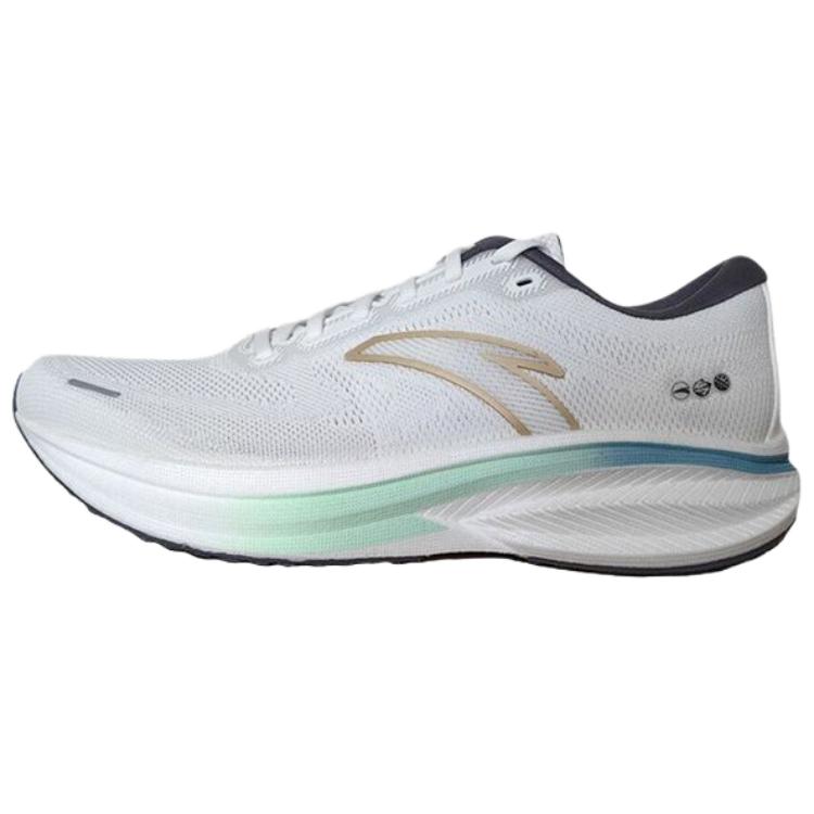 

ANTA Амортизирующие, дышащие, легкие, низкие повседневные кроссовки Papyrus White Pure Gray для мужчин