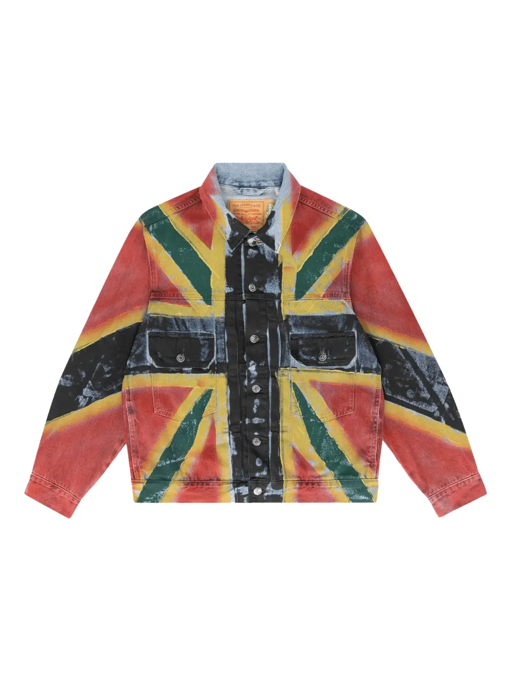 

Куртка Union Jack Type 2 Denim Tears, красный
