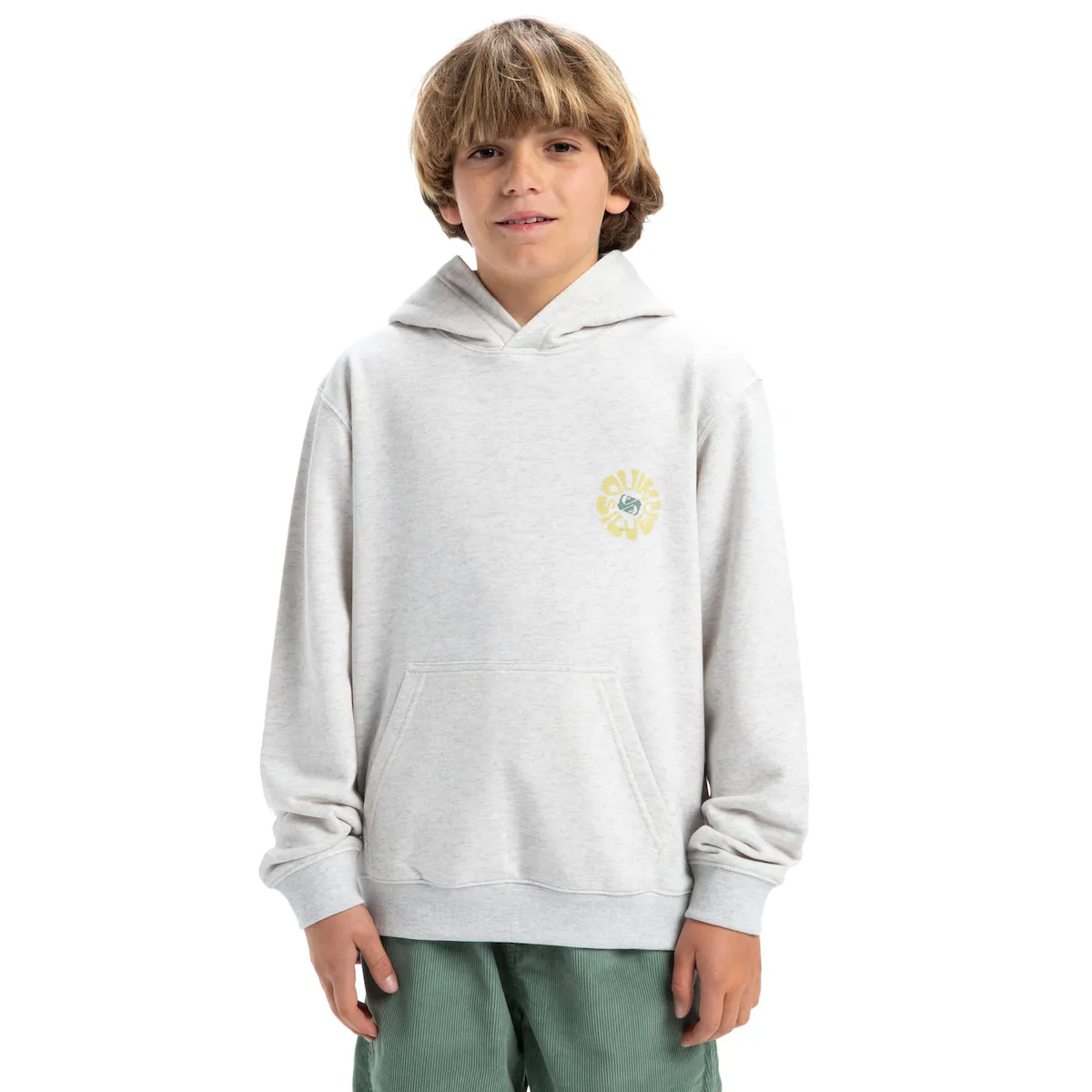 

Детская толстовка с рисунком Quiksilver, серый