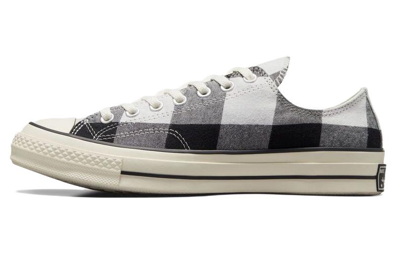 

Кроссовки Chuck 70 Beyond Retro X Low 'Upcycled Flannel' Converse, цвет Black Gray