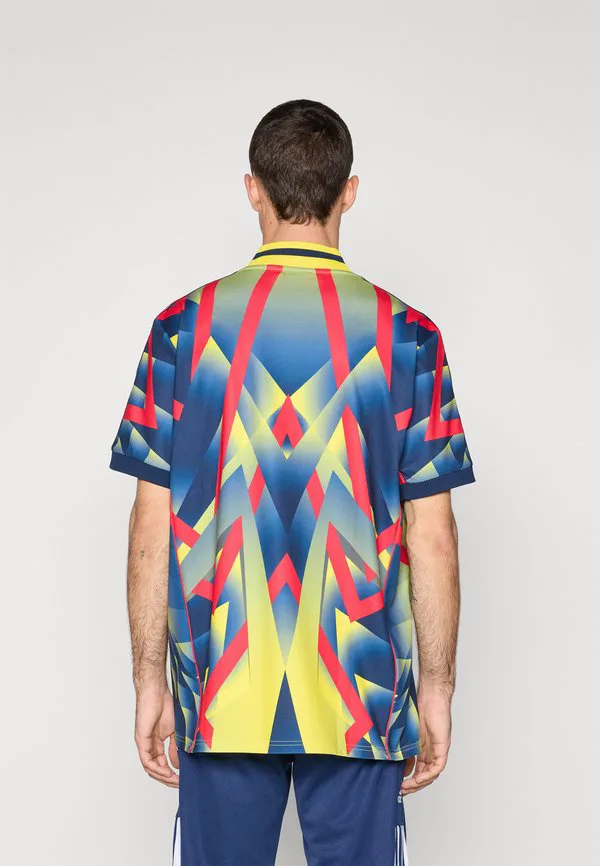Футболка «арсенал» в стиле lifestyle, клубная одежда Adidas Performance, Yellow/Pure Ruby/Night Indigo — фото 3