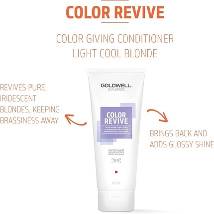 Dual Senses Color Revive Кондиционер для придания цвета # Light Cool Blonde 200 мл, Goldwell — фото 2