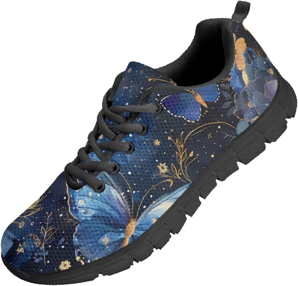 

Funnydude Забавные кроссовки с принтом для мужчин, весенние прогулочные кроссовки, повседневные теннисные туфли, дышащие кроссовки из сетки, Butterfly