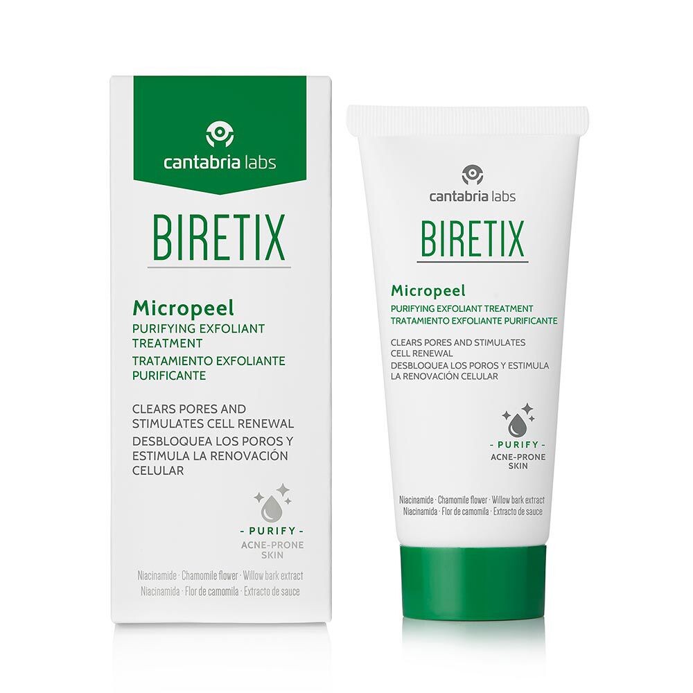 Скраб для лица Biretix Micropeel Tratamiento Exfoliante Purificante Cantabria Labs, 50 мл — фото 2