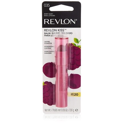 

Бальзам для губ Revlon Kiss в ягодном цвете 035 Bust, Розовый, Бальзам для губ Revlon Kiss в ягодном цвете 035 Bust