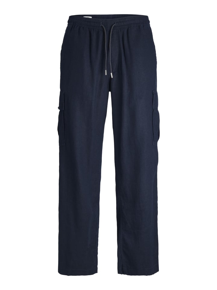 

Тканевые брюки JACK & JONES Junior, темно-синий