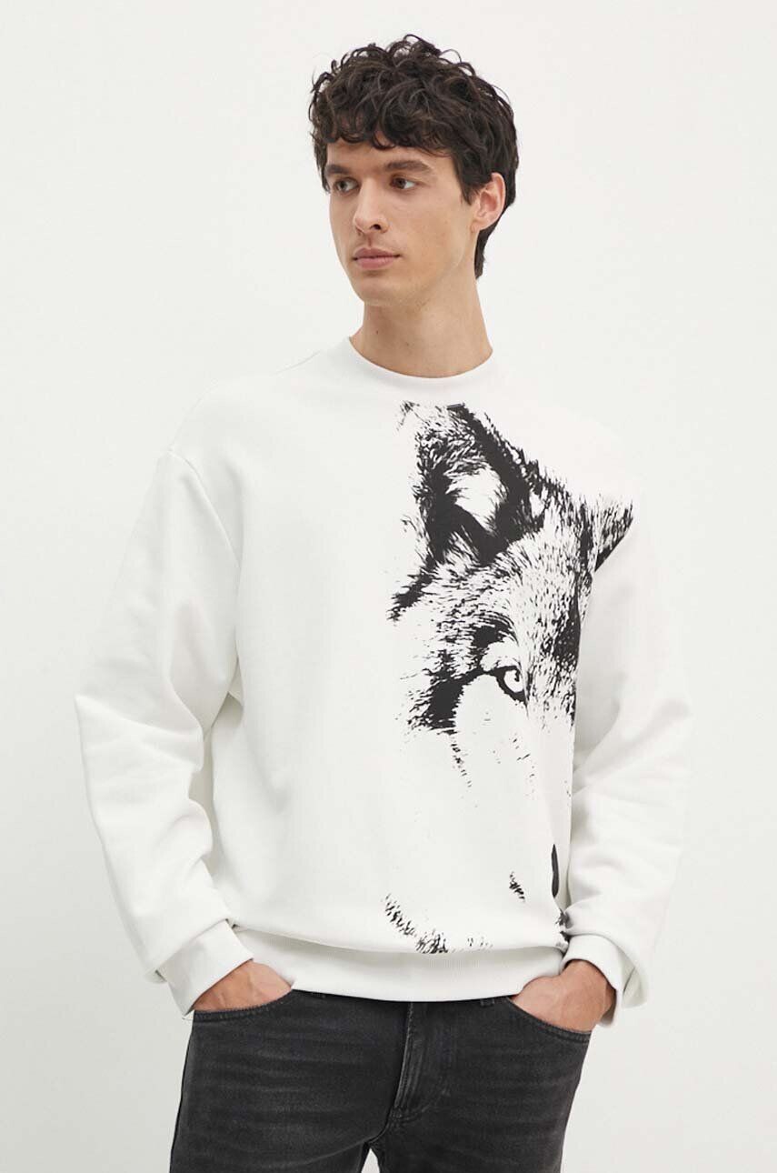 

Толстовка Armani Exchange из хлопка, белый