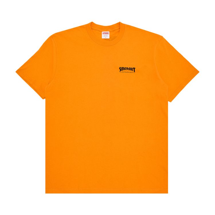 

Футболка Supreme x Thrasher Cross Tee Orange, оранжевый