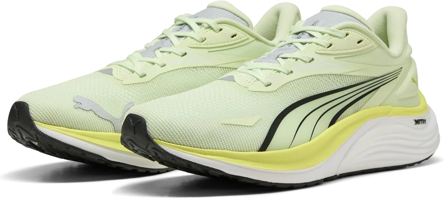 Мужские кроссовки Puma Electrify Nitro 4 для бега по улицам, Apple Spritz Lux Lime Puma Black — фото 2