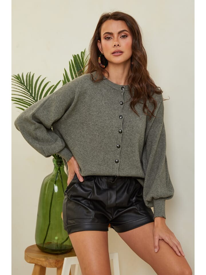 

Кардиган So Cachemire Cardigan Hatvan, хаки