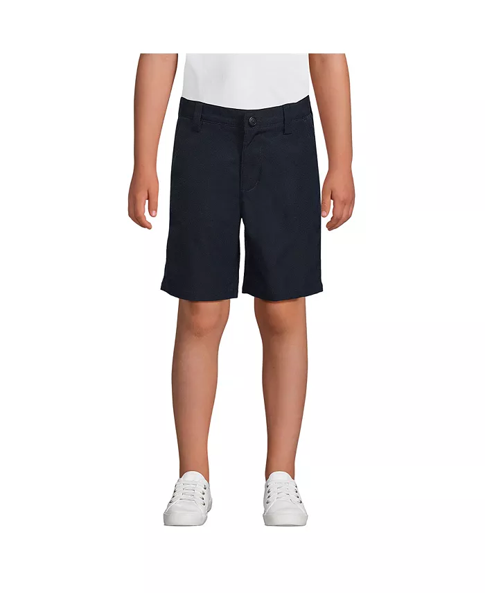 

Шорты-чинос для мальчиков Husky Active Performance Top of Knee Lands' End, синий