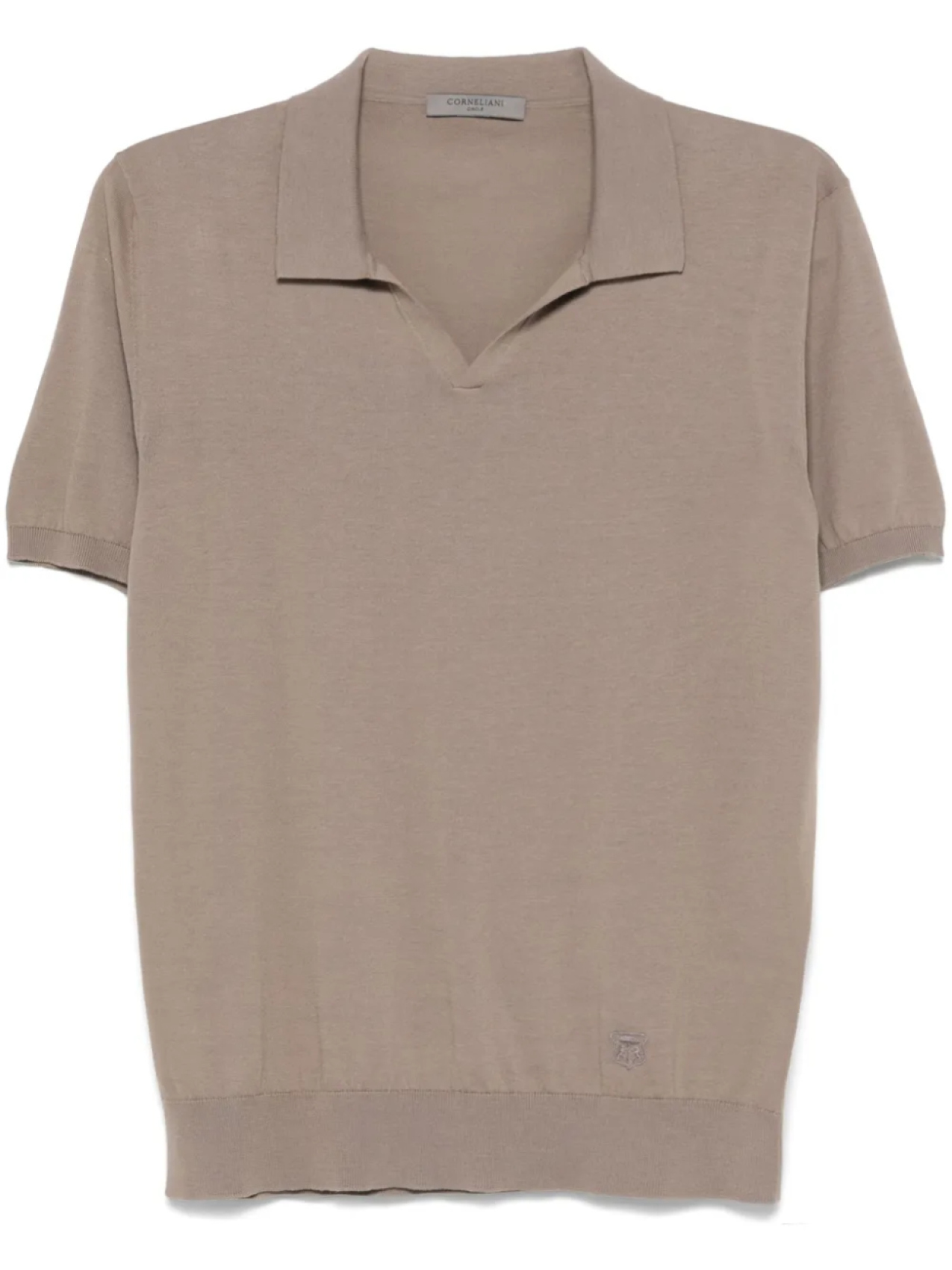 

Футболка Corneliani из хлопка, нейтральный