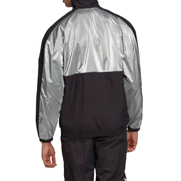 Куртка оригинальная tlm 02 trackt colorblock спортивная куртка с воротником-стойкой Adidas, черный — фото 4