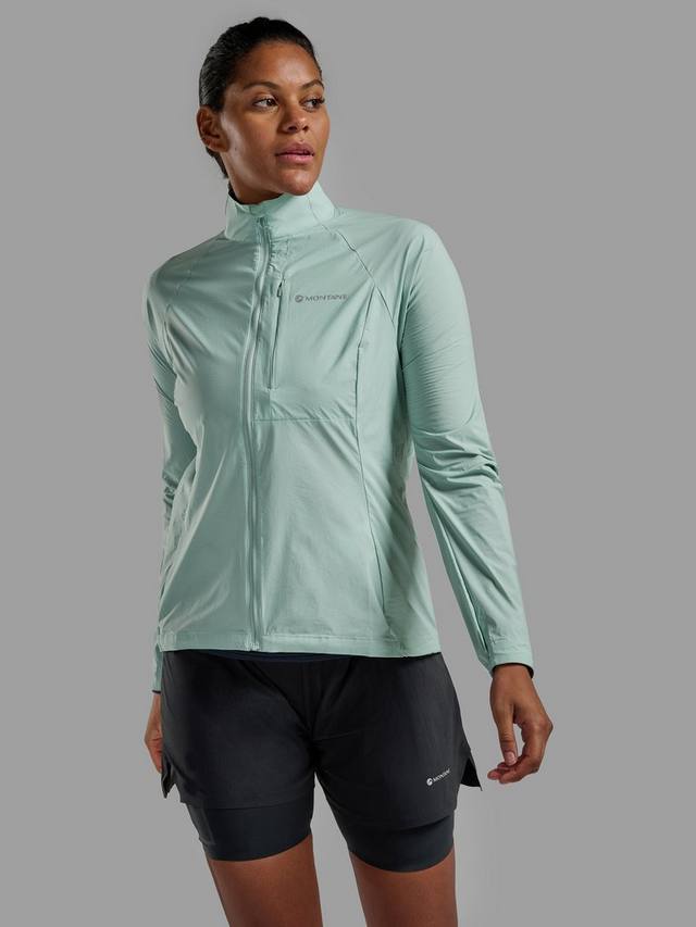

Женская ветрозащитная куртка featherlite Montane, цвет Sea Mist