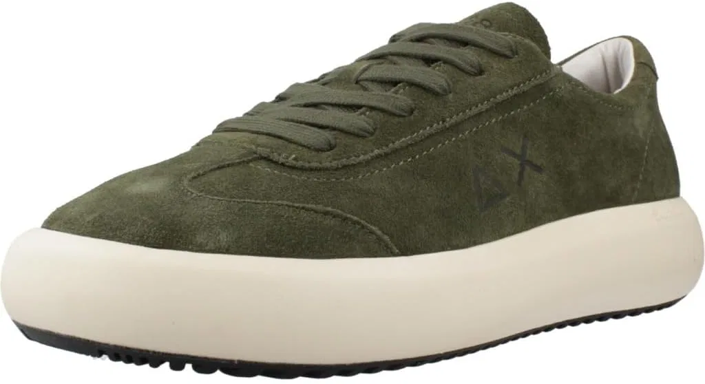 Кроссовки SUN68 Big Boy Suede Z44145, цвет 74, цвет «военный темный», 165 Lbs