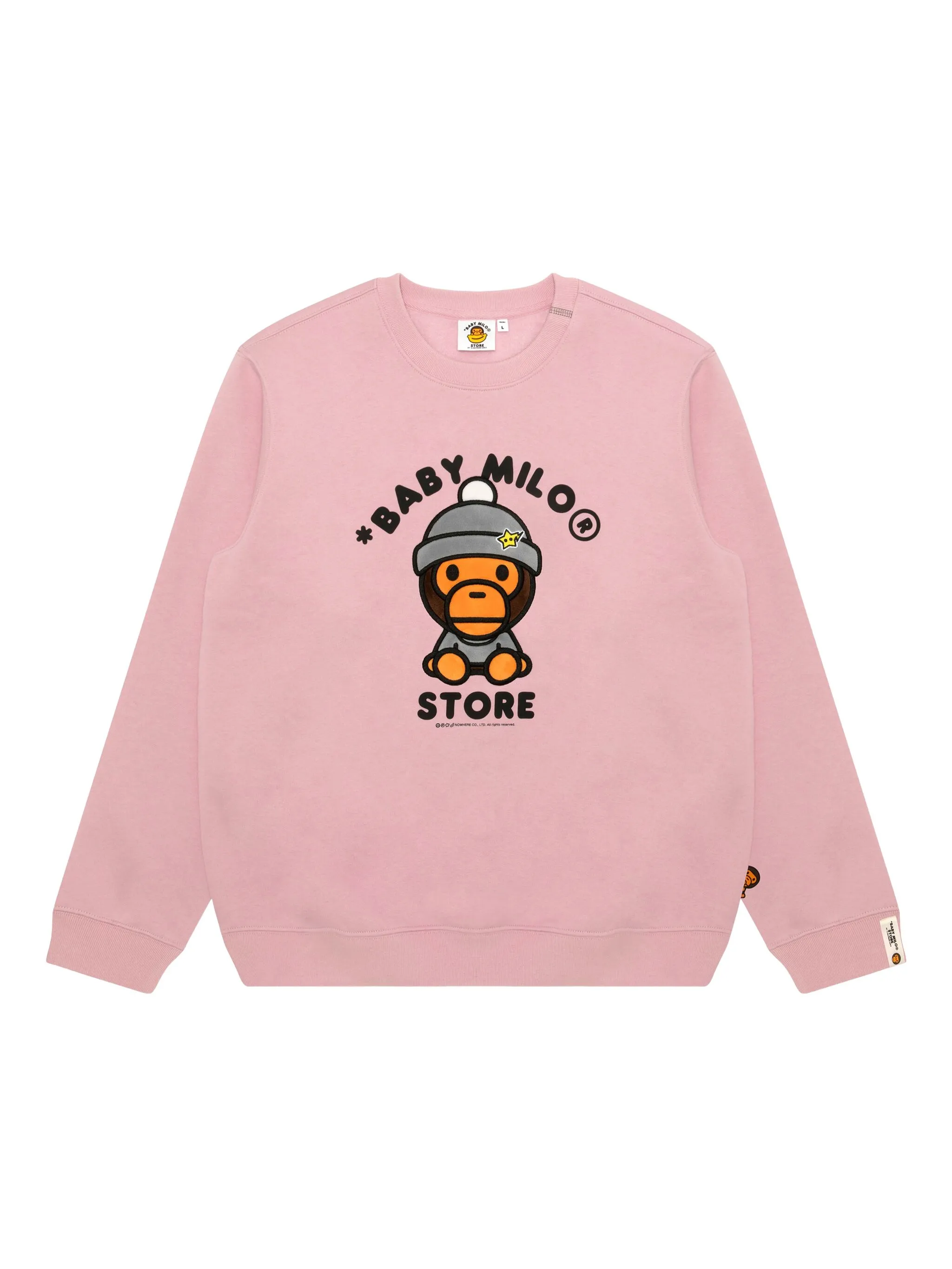 

Толстовка с вышивкой Baby Milo Store By A Bathing Ape, розовый