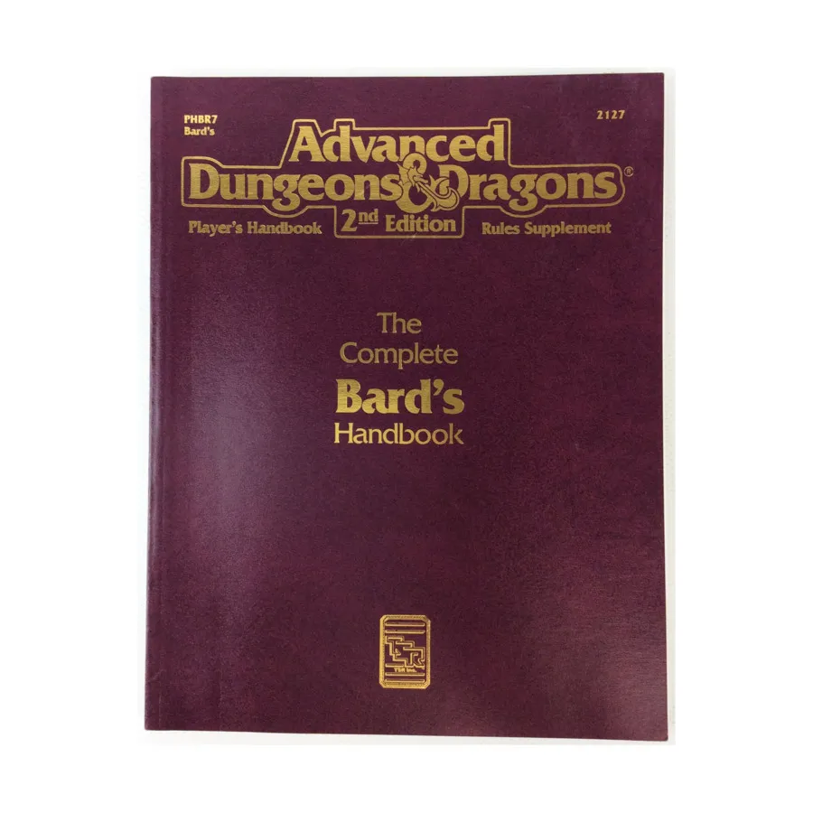 

Complete Bard's Handbook (3rd Printing), Advanced Dungeons & Dragons (2nd Edition) - Player's Guides & Books, мягкая обложка