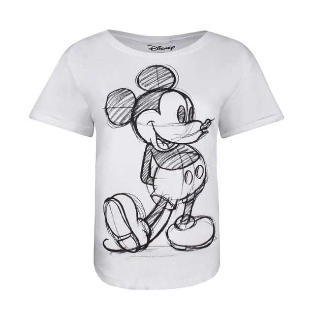 

Женская футболка с изображением Микки Мауса Disney, белый