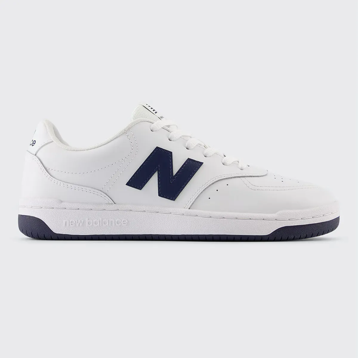 New Balance BB80 унисекс повседневные кроссовки, белый/темно-синий