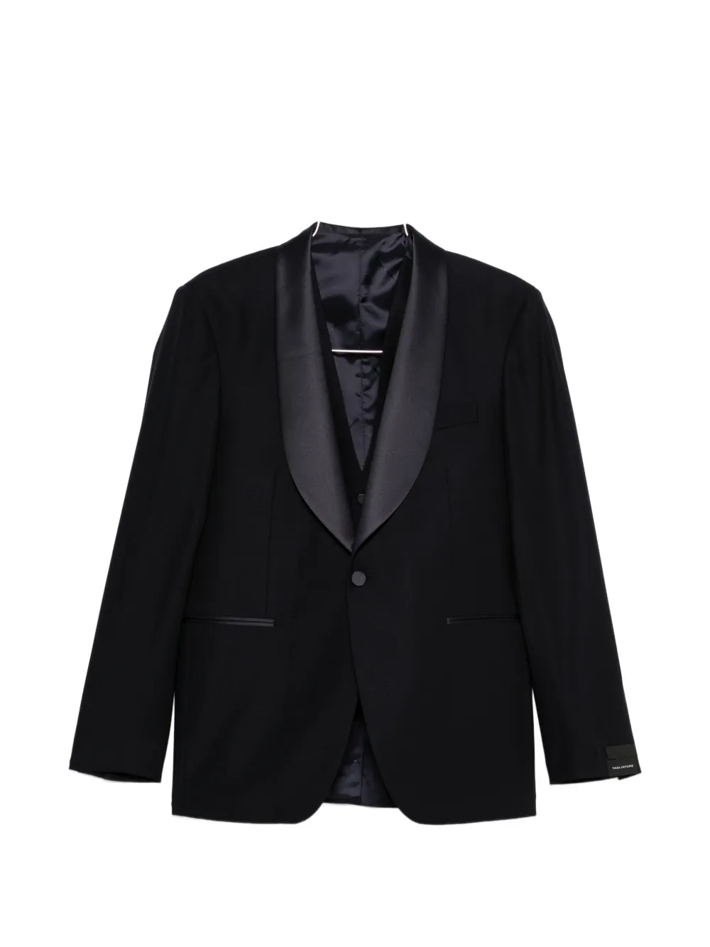 

Костюм с атласной отделкой (тройка) Tagliatore, синий