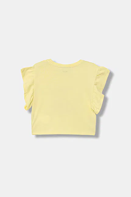 Футболка с Hello Kitty United Colors of Benetton, желтый — фото 2