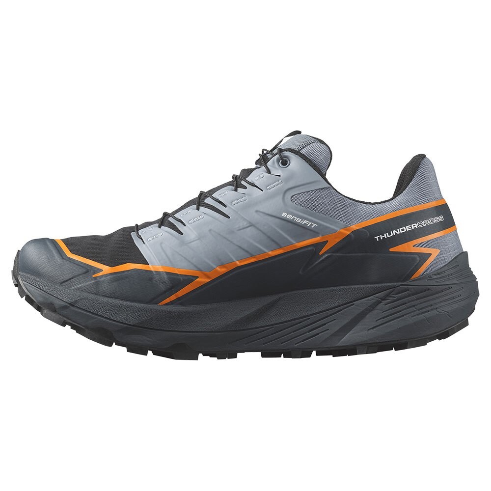 Беговые кроссовки Salomon Thundercross Goretex Trail, серый — фото 3