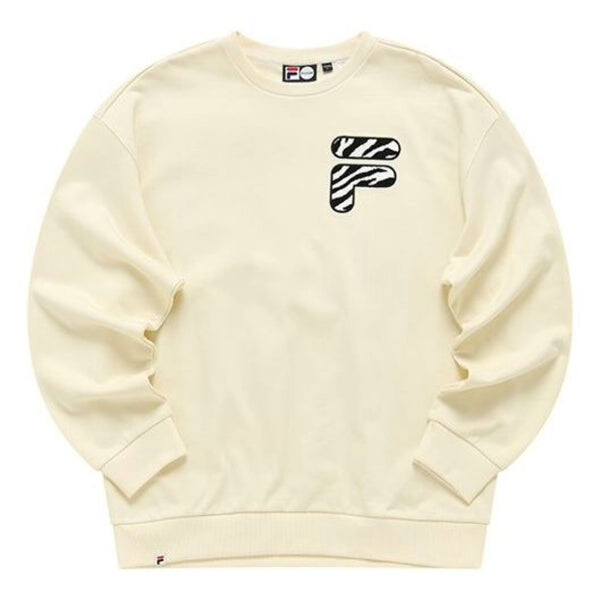 

Свитер logo printed sweater 'beige black' Fila Fusion, бежевый