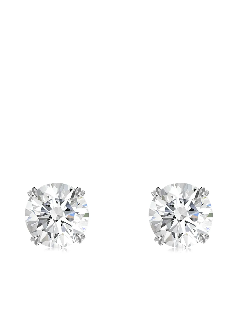 

Серьги-гвоздики Windsor из белого золота с бриллиантами Pragnell, серебяный