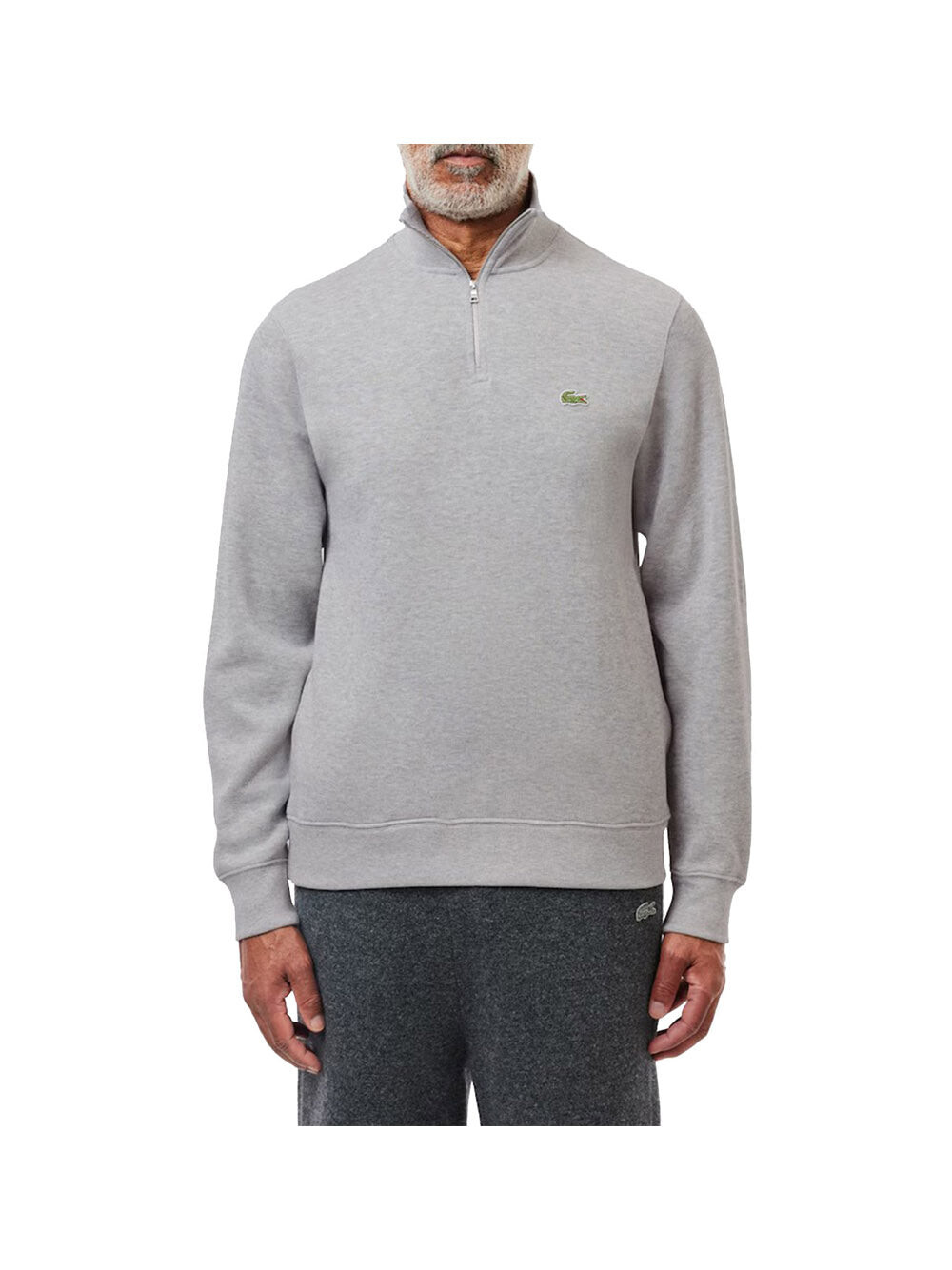 

Серая мужская толстовка Lacoste