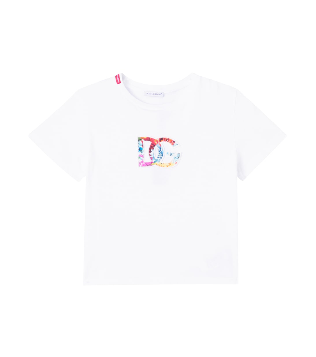 

DG хлопковая футболка из джерси Dolce&Gabbana Kids, BIanco Ottico