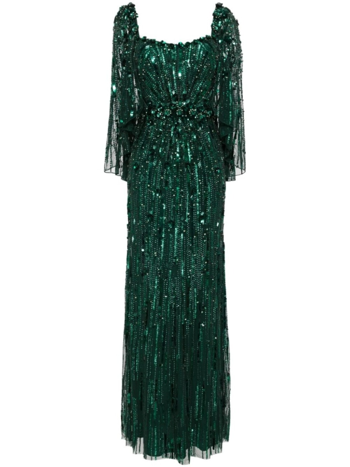 

Платье Brightstar с пайетками Jenny Packham, зеленый