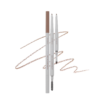 

Карандаш для бровей Han All Sharp Brow W3. Meery Blondy - 0,24 г, теплый блонд, с тенями Rom&Nd