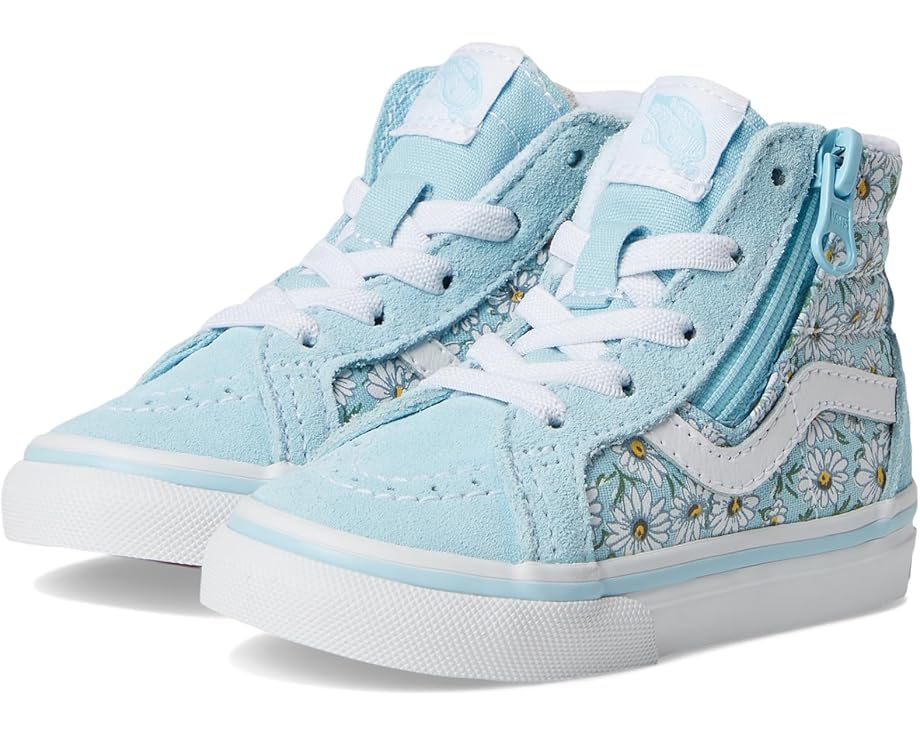 

Кроссовки Vans Kids SK8-HIÂ Reissue Side Zip, цвет Daisies Blue/True White