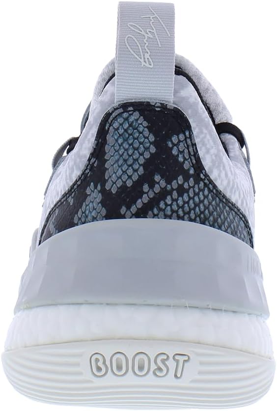 Кроссовки adidas Trae Young 1 для мужчин, белый/черный/серый/светло-серый — фото 4