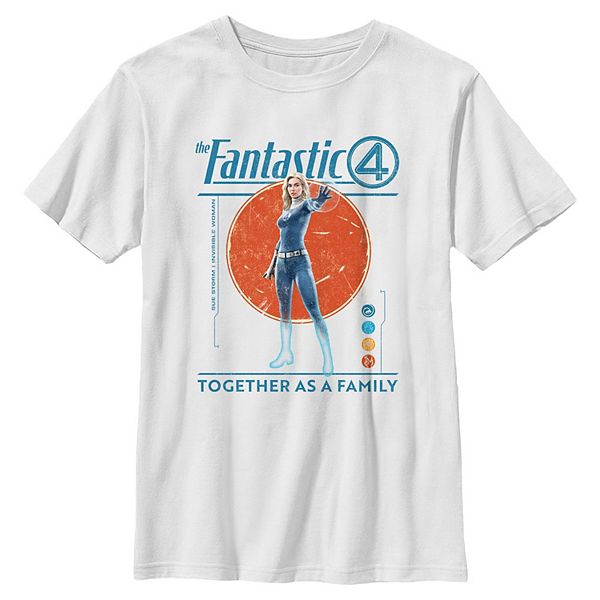 

Футболка с принтом «Фантастическая четверка: Невидимая леди» для мальчиков 6-20 Marvel
