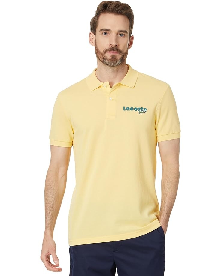 

Поло Lacoste Short Sleeve Regular Fit, цвет Cornsilk