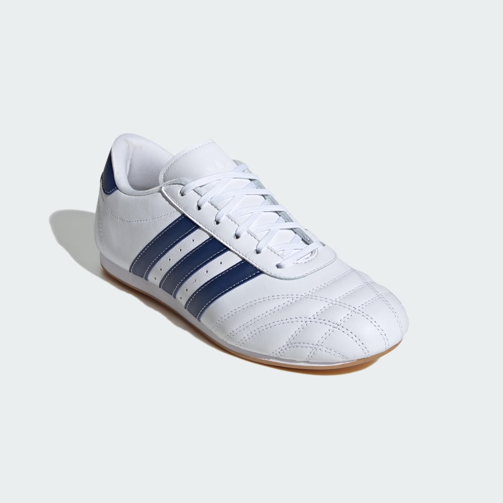 Кроссовки Adidas Taekwondo Lace Shoes, цвет Cloud White/Victory Blue/Gum — фото 4