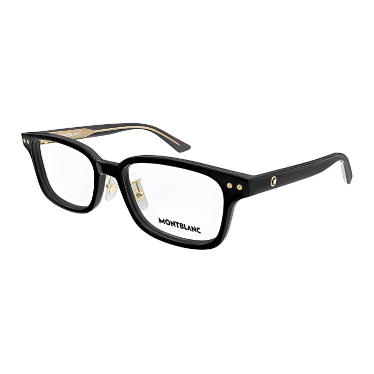 

MONTBLANC Прямоугольная оправа для очков, Black