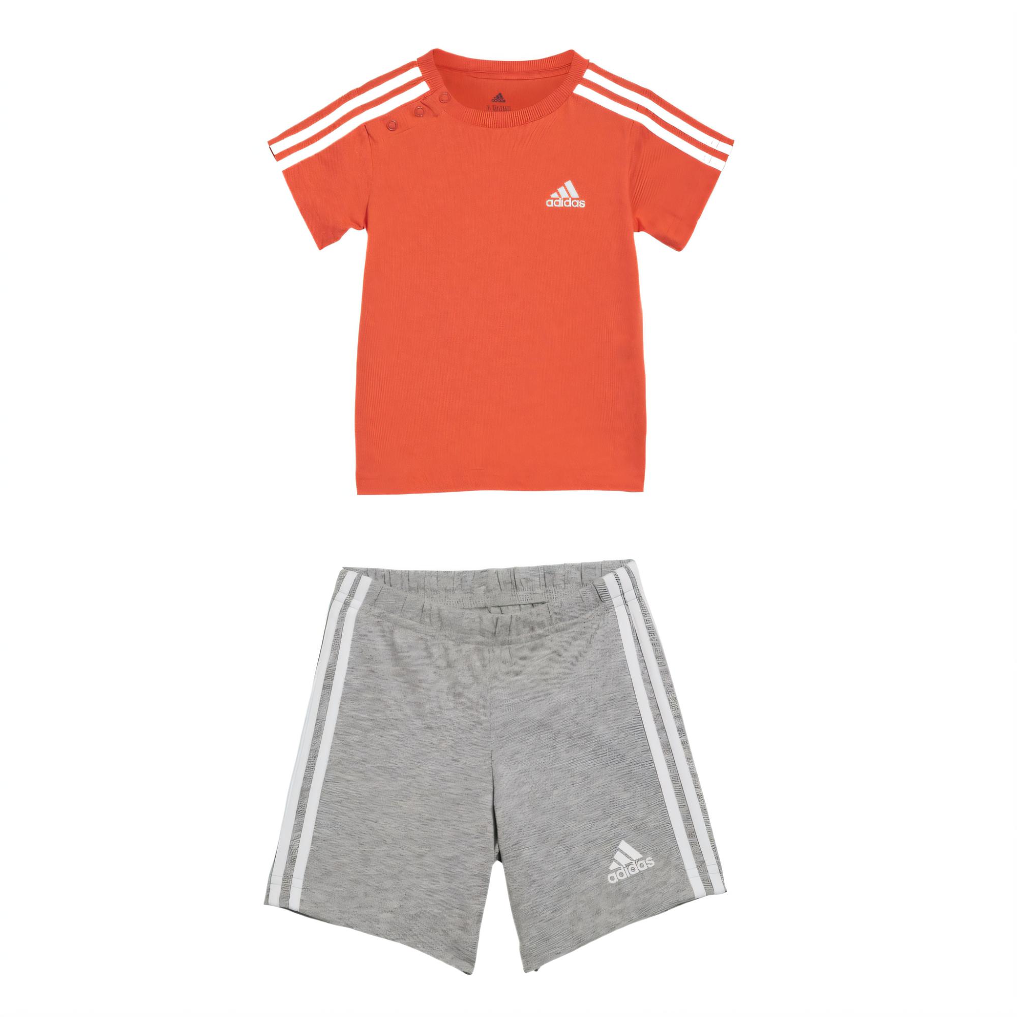 

Adidas Повседневная спортивная одежда light red/white/medium heather gray для младенцев и малышей