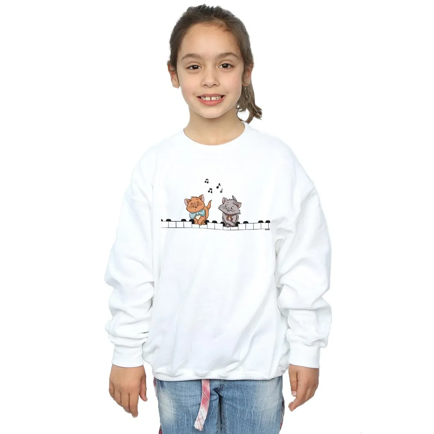 Свитшот The Aristocats Piano Players Disney, белый