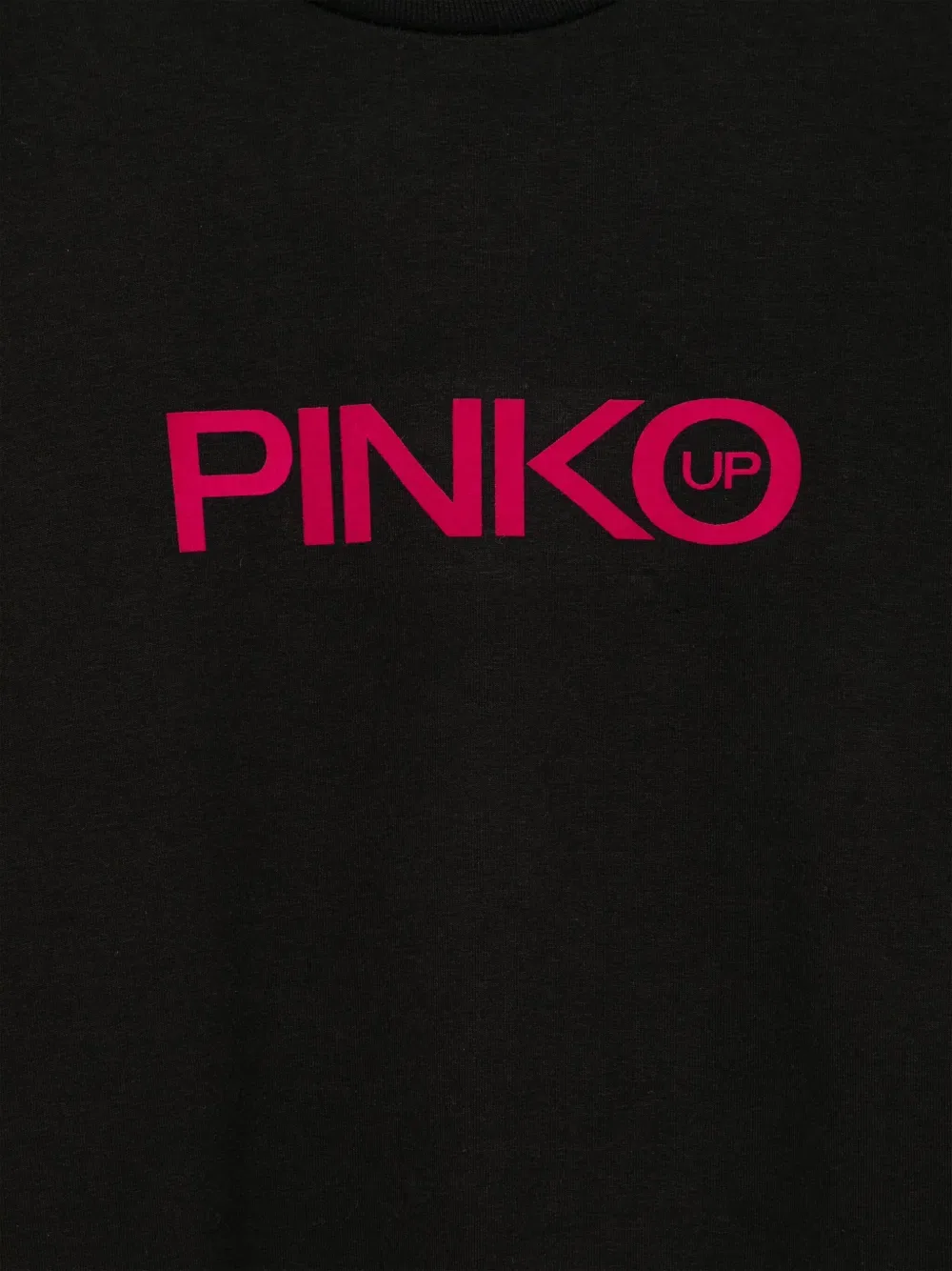 Платье с бархатным логотипом Pinko Kids, черный — фото 3