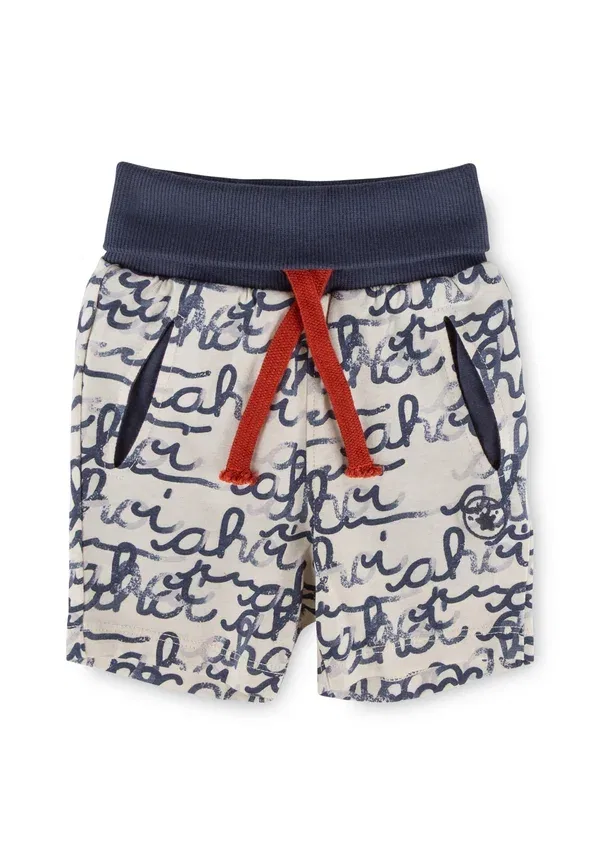 Штаны спортивные Bermuda ahoi little pirate tracksuit bottoms Sigikid, бежевый/голубой