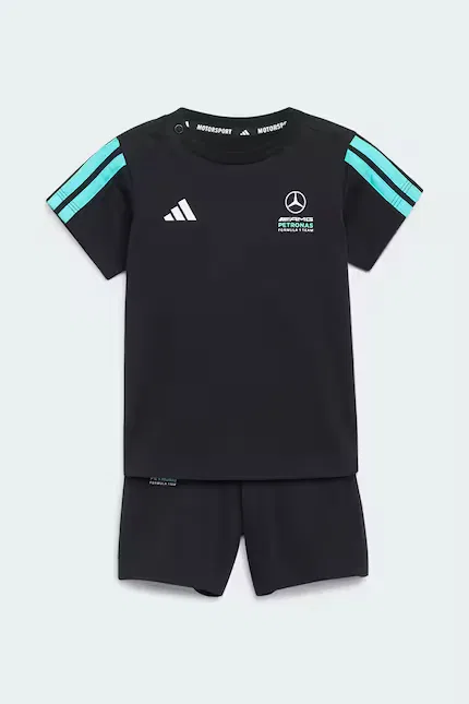 Комплект хлопковый MERCEDES Adidas Performance, черный