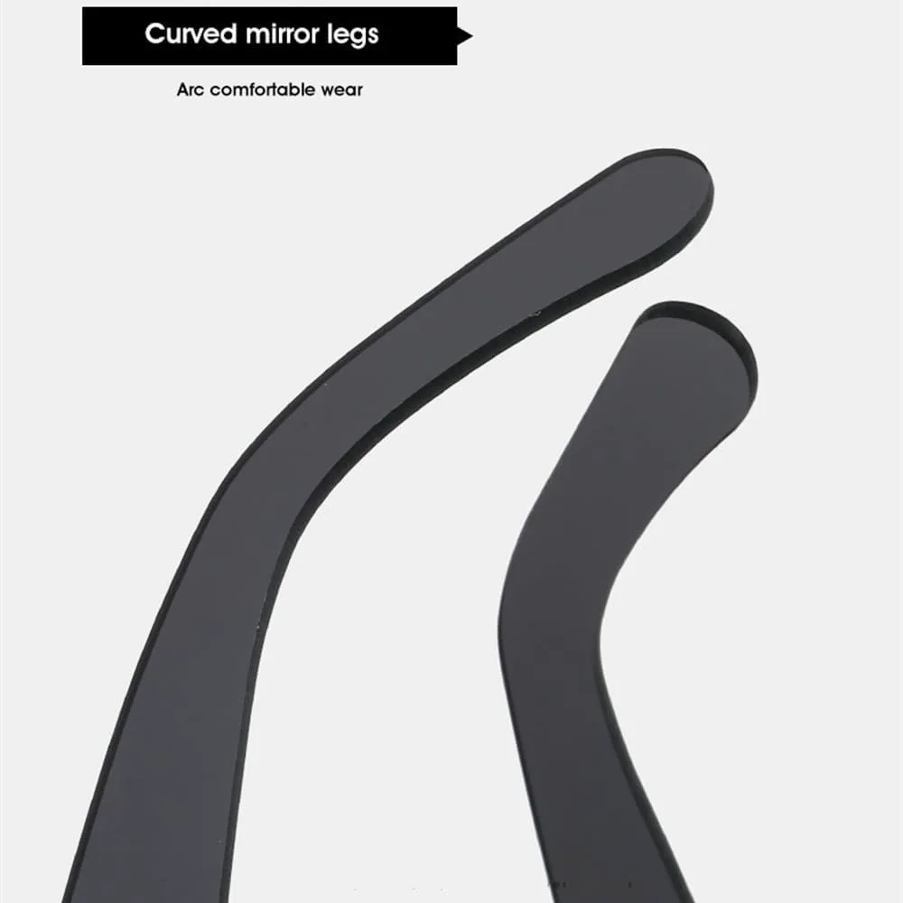 

Цельные солнцезащитные очки для мужчин и женщин, винтажные, без оправы, роскошные, модные, для активного отдыха, вождения, защита от УФ-излучения UV400 TKKTLLT, Gray