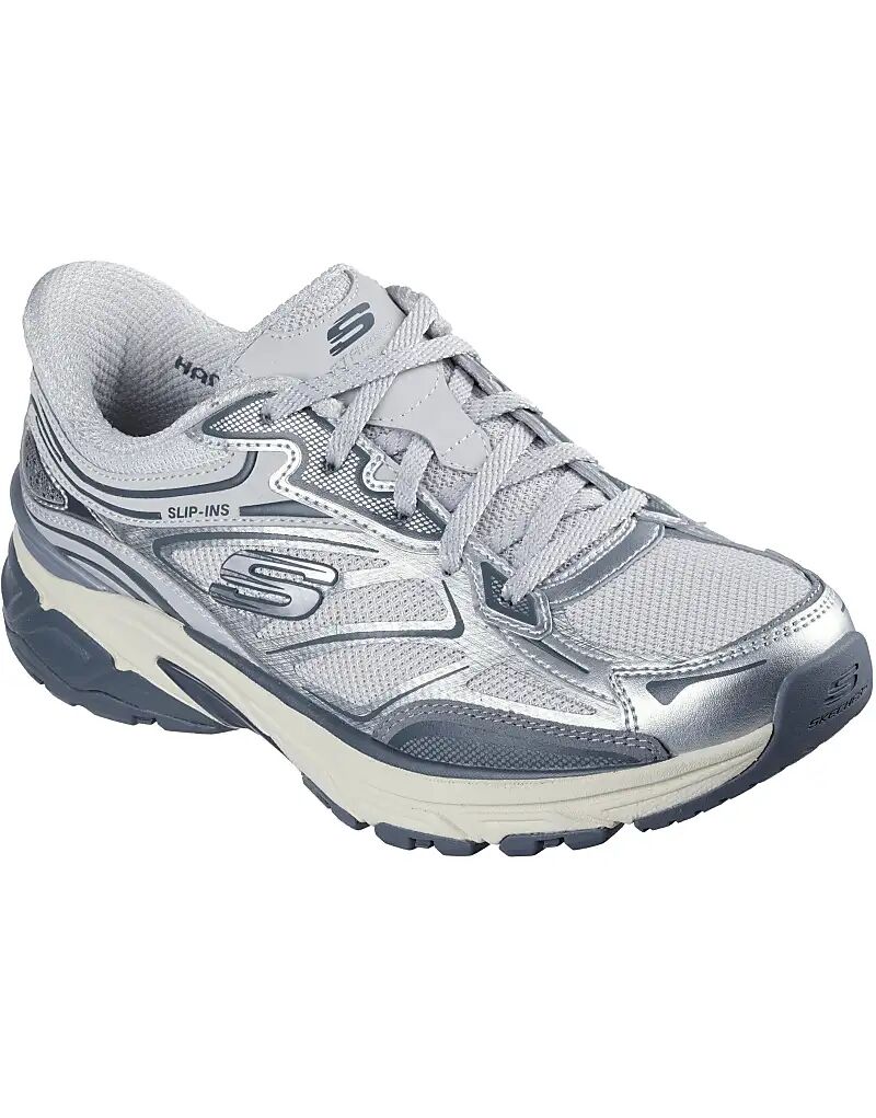 Спортивные кроссовки Skechers Stamina серебристого цвета — фото 3