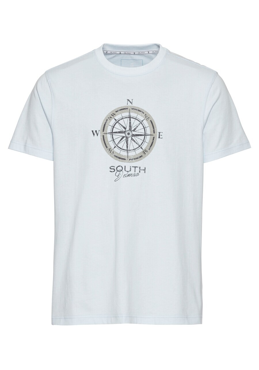 

Классическая футболка DELMAO Shirt, светло-синий