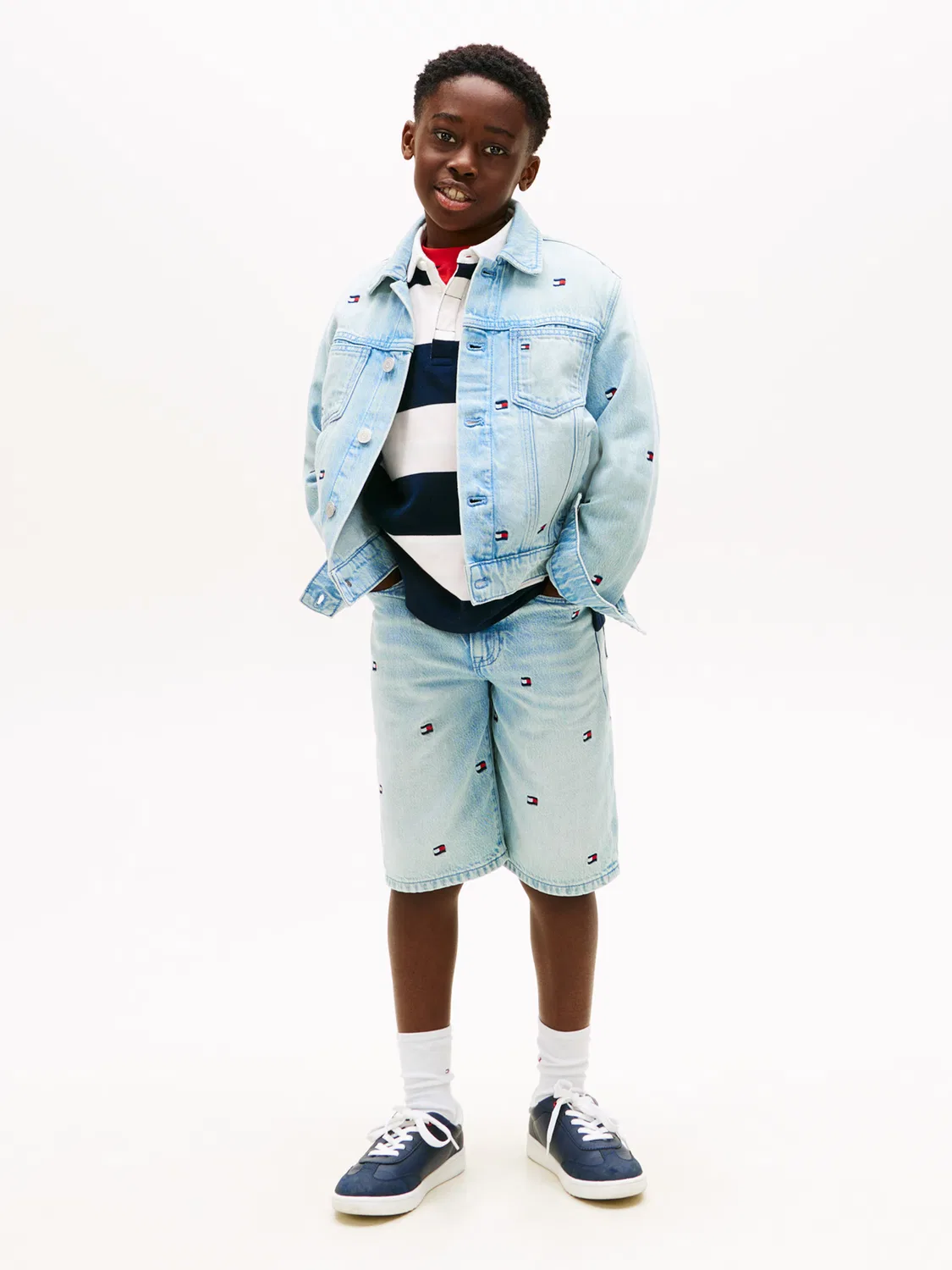 Куртка межсезонья Tommy Hilfiger, Light Blue/Dark Blue — фото 4