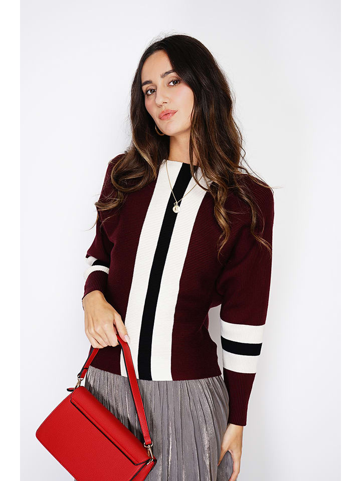 

Кашемировый пуловер ASSUILI, бордовый